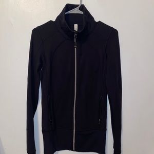 Womens Lululemon Black Full Zip Jacket Size 4